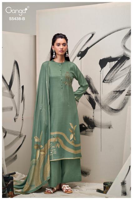 Ganga dreaka 5438 dress material wholesale dealers in chikpet